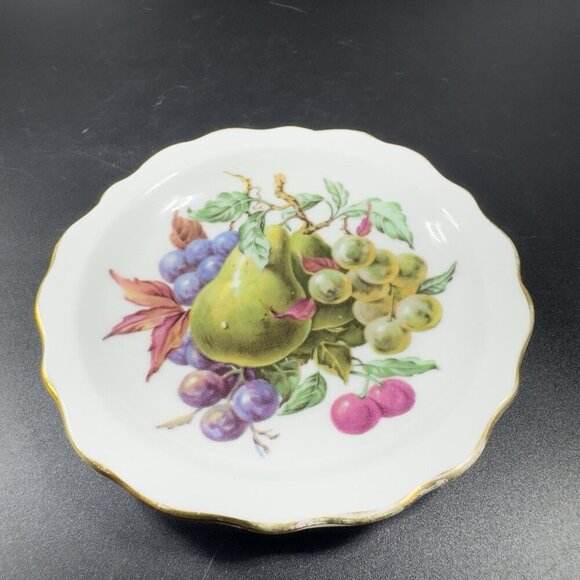 Royal Standard Fine Bone China England Dish Plate Fruit Set 2 Gold Edge 4inch - Picture 11 of 14